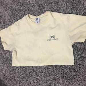 simply southern t shirt yellow size womens medium